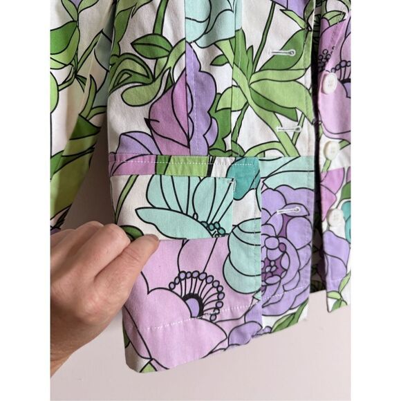 Ann Taylor spring floral corset and jacket sz 8 - Picture 3 of 7